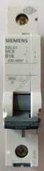 Siemens 1x16 Amper W Otomatlar B Tipi 6ka Yeni Seri Sigorta