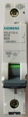 Siemens 1x25 Amper W Otomatlar B Tipi 6ka Yeni Seri Sigorta
