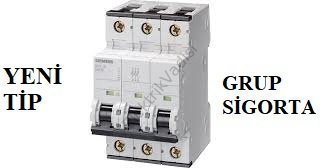 Siemens 3x20 Amper K Otomat  C Tipi 6ka 5SL Serisi