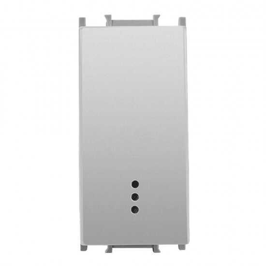 Panasonic Modüler Metalik Beyaz Işıklı Anahtar 1M Kapak - WVTR10024MW-TR