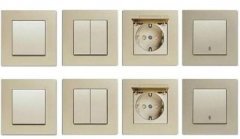 Viko Artline Novella BRONZ Renk Anahtar ve Priz Çeşitleri