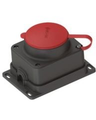 Kauçuk trifaze duvar prizi 3x25a 4007