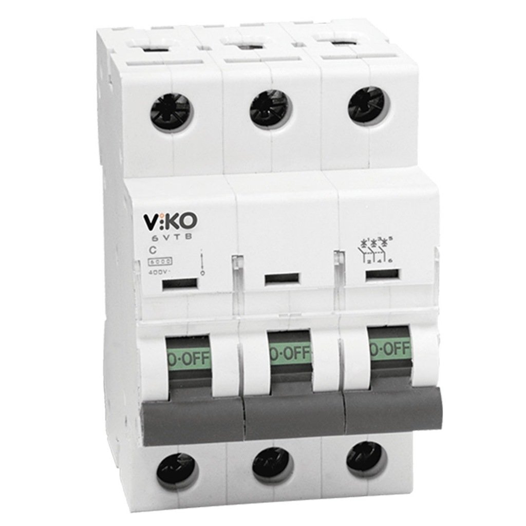 Viko 3x10 Amper 6ka Trifaze K Otomat C Tipi Sigorta 6VTB-3C10