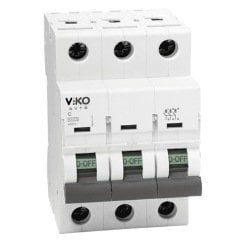 Viko 3x10 Amper 6ka Trifaze K Otomat C Tipi Sigorta 6VTB-3C10