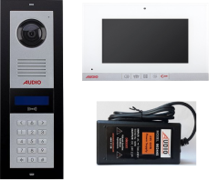 Audio Görüntülü Diafon Şifreli Panelli 4.3 İnç Şubeli Komple 19 Daire