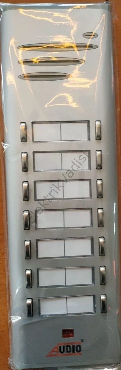 Audio Zil Paneli Hoparlörlü ÇİFT SIRA Buton Sesli Görüntüsüz 14 lü