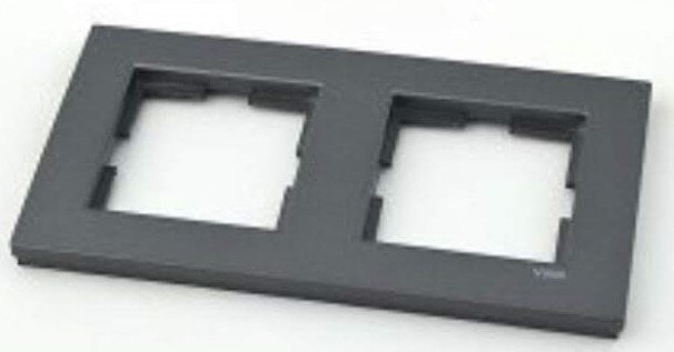 Viko Artline Novella FÜME Renk Anahtar ve Priz Çeşitleri İkili Çerçeve