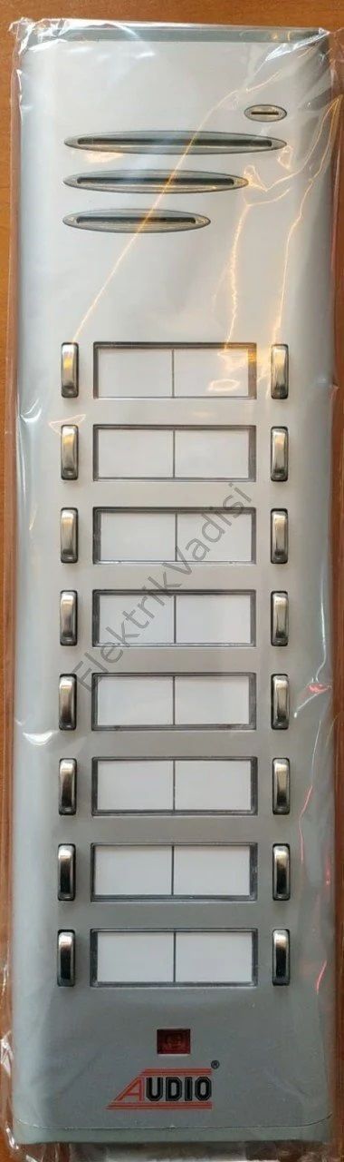 Audio Zil Paneli Hoparlörlü ÇİFT SIRA Buton Sesli Görüntüsüz 16 lı