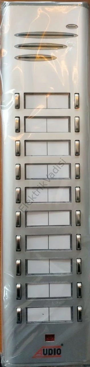 Audio Zil Paneli Hoparlörlü ÇİFT SIRA Buton Sesli Görüntüsüz 20 li