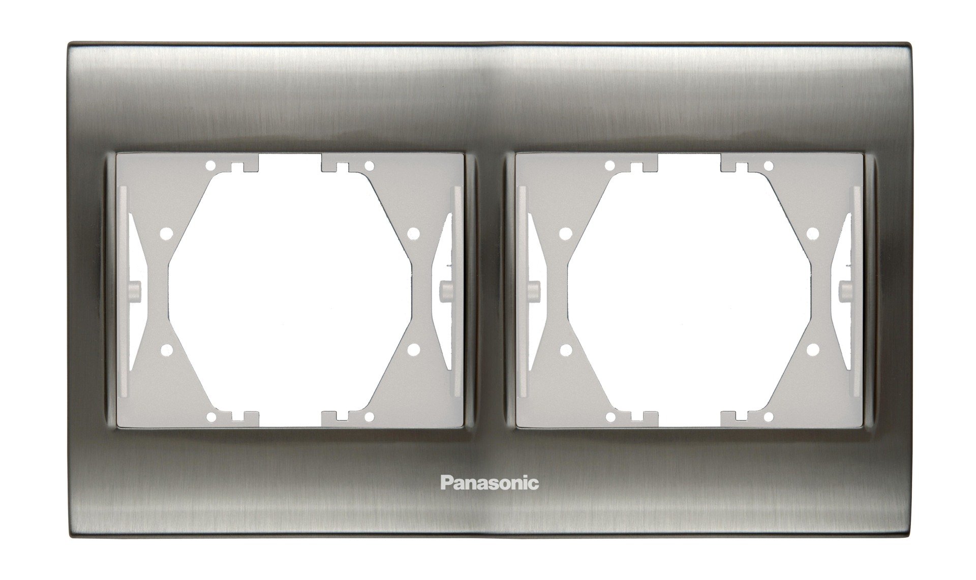 Panasonic Thea Blu Inox Beyaz İkili Çerçeve  - WBTF08025IN-TR