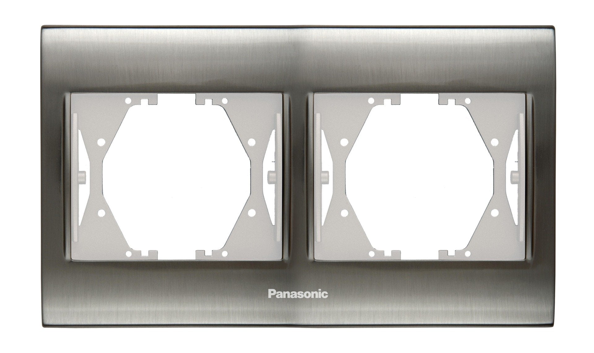 Panasonic Thea Blu Inox Beyaz İkili Çerçeve  - WBTF08025IN-TR
