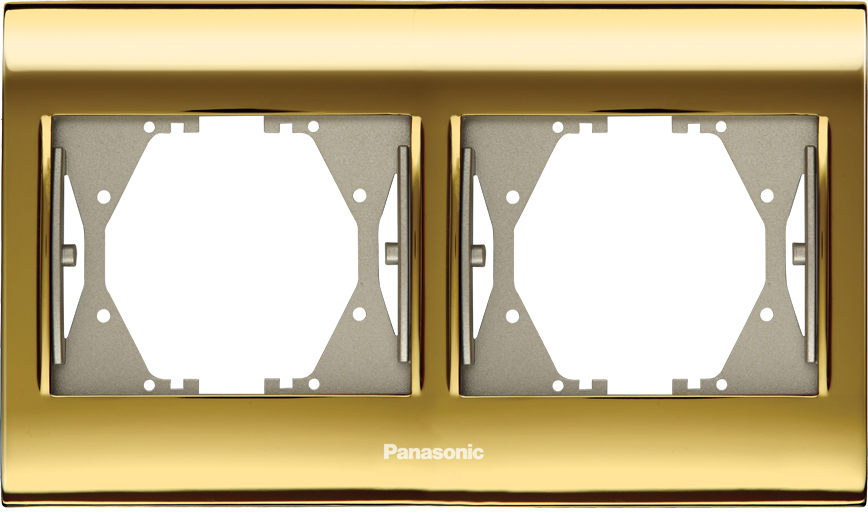 Panasonic Thea Blu Gold+Dore İkili Çerçeve  - WBTF08025GL-TR