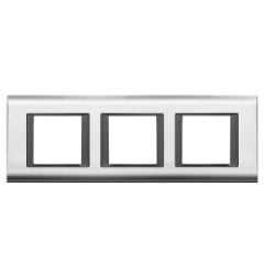 Viko Panasonic Thea Sistema 3x2M Chrome Füme Çerçeve