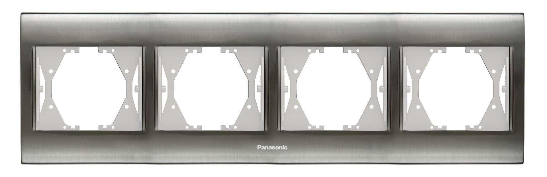 Panasonic Thea Blu Inox+Beyaz Dörtlü Çerçeve  - WBTF08045IN-TR