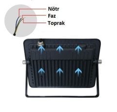 Cata Led Projektör 30W Yeşil Işık CT-4657