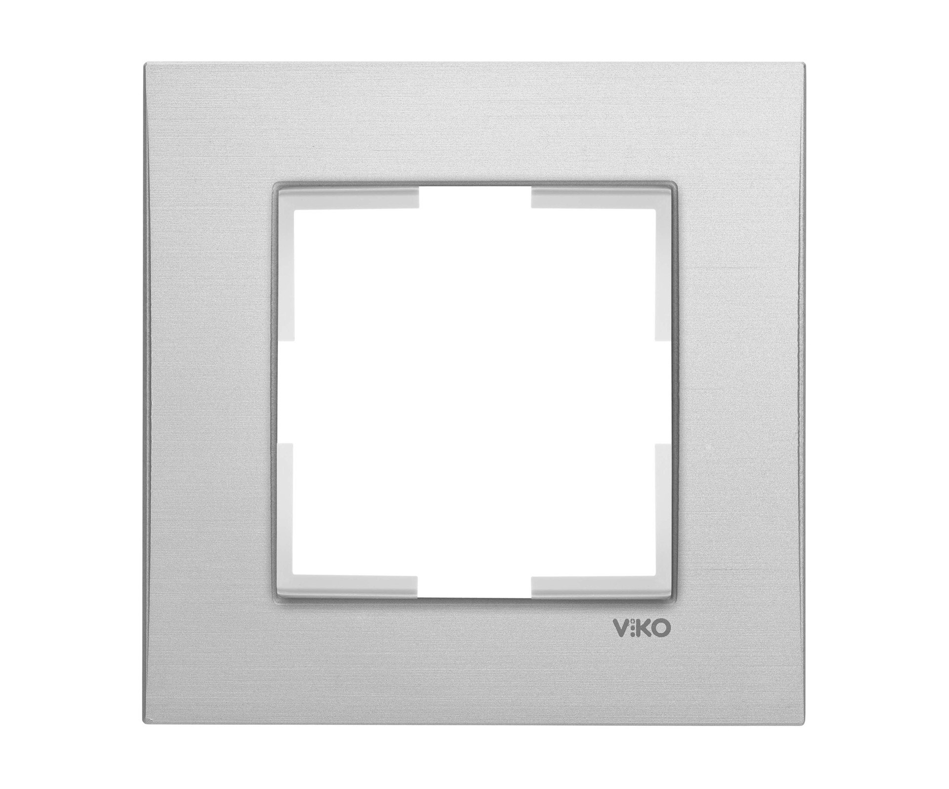 Viko Novella Eloxal Gümüş Tekli Çerçeve - 92192321