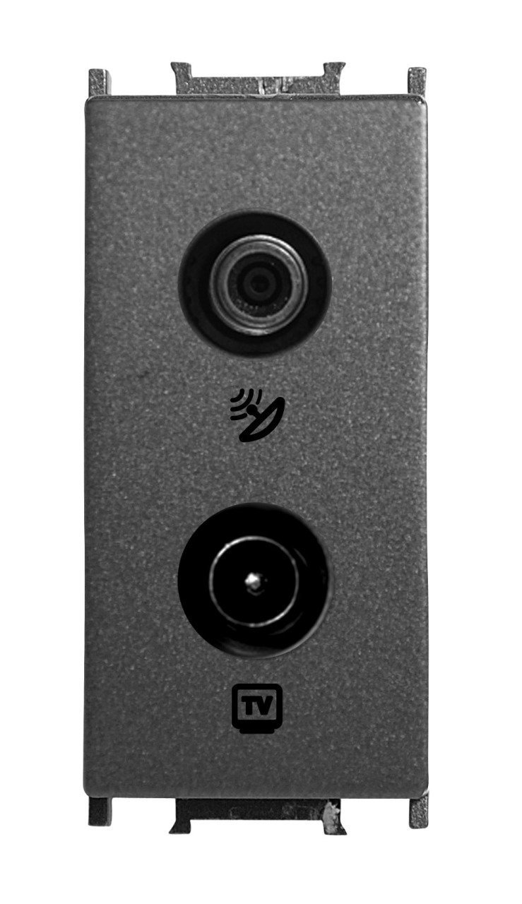 Viko Panasonic Thea Modüler Füme Tv-Sat Alt+Kapak 1M Sonlu - WVTT14604DG-TR
