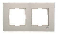 Viko Novella Eloxal Bronz İkili Çerçeve - 92192302