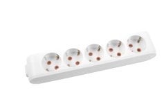 Viko Multi-let 5 Beşli  Grup Priz Kablosuz Klemensli - Beyaz