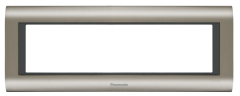 Viko Panasonic Thea Sistema 7M İnox Füme Çerçeve