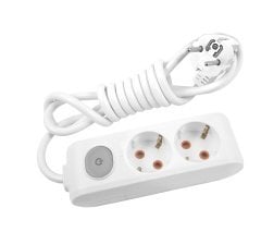 Viko Multi-let İkili 2 Metre Anahtarlı Grup Priz Klemensli