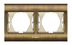 Panasonic Thea Blu Antique+Dore İkili Çerçeve  - WBTF08025AQ-TR