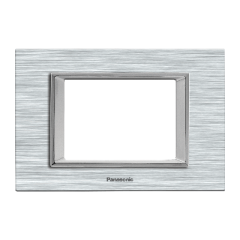 Viko Panasonic Thea Ultima Serisi Eloxal Gümüş Çerçeveler 3M Çerçeve