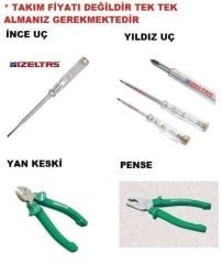 İzeltaş Elta Tools Pense - Yankeski - Kontrol Kalemi - Kargaburun