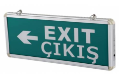 Cata 3w Exit Çıkış Levhası Ledli Sağ Sol 3 Saat Şarjlı ct-9166