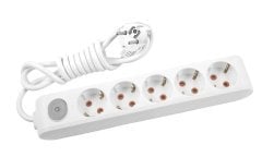 Viko Multi-let Beşli 3 Metre Anahtarlı Grup Priz Klemensli
