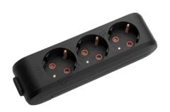 Viko Multi-let Siyah Renk Klemensli Grup Prizler 5li - 2 Metre