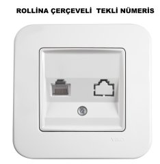 Viko Linnera Beyaz Tekli Nümeris