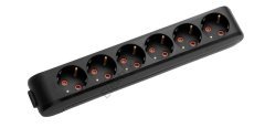 Viko Multi-let Siyah Renk Klemensli Grup Prizler 5li - 5 Metre