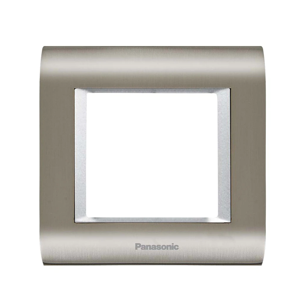 Viko Panasonic Thea Sistema 2M İnox Metalik Beyaz Çerçeve