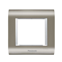 Viko Panasonic Thea Sistema 2M İnox Metalik Beyaz Çerçeve