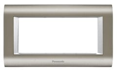 Viko Panasonic Thea Sistema  4M İnox Metalik Beyaz Çerçeve
