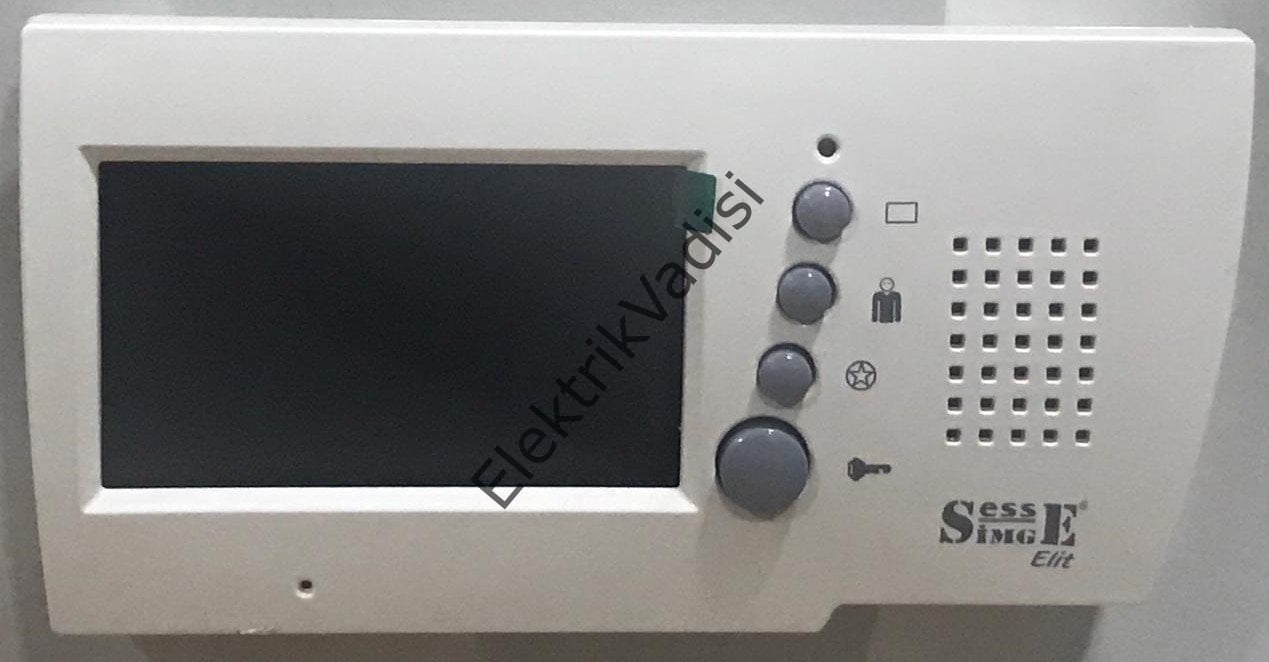Simge 4.3 İnç Görüntülü Diafon Renkli Şube Elit 4020