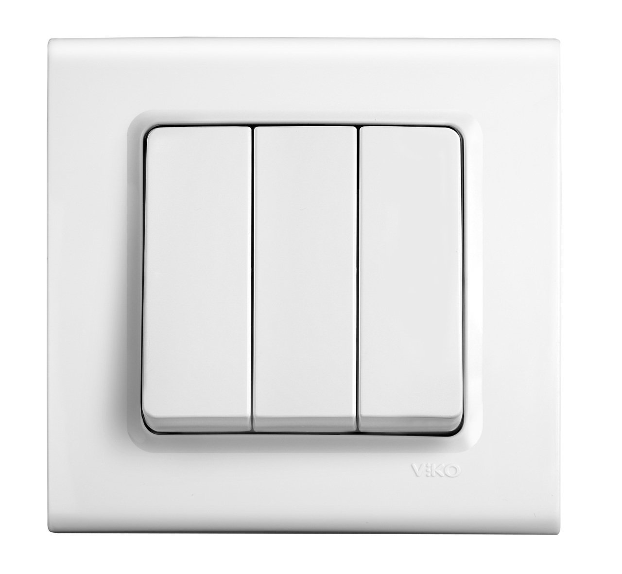 Viko Linnera/Rollina Beyaz/Krem Üçlü Anahtar Krem - Rollina Çerçeveli