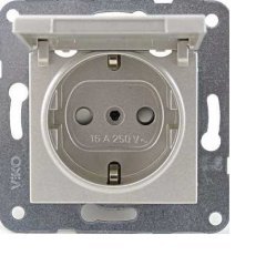 Viko Artline Novella ANTRASİT Anahtar ve Priz Çeşitleri Topraklı Priz Kapaklı