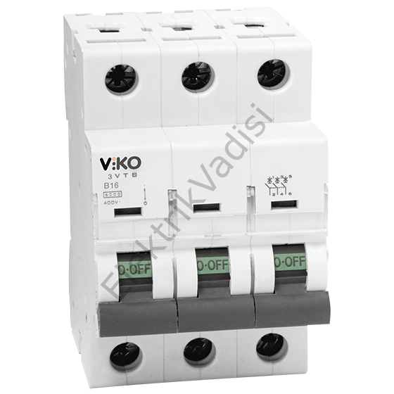 Viko 3X25 Amper 4.5ka K Otomat C Tipi Sigorta 3vtb-3C25
