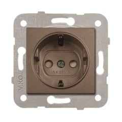 Viko Artline Novella ANTRASİT Anahtar ve Priz Çeşitleri Topraklı Priz