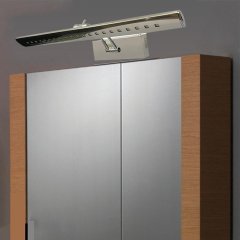 7W Antik Eskitme  Ledli Resim Ayna Aplik Beyaz