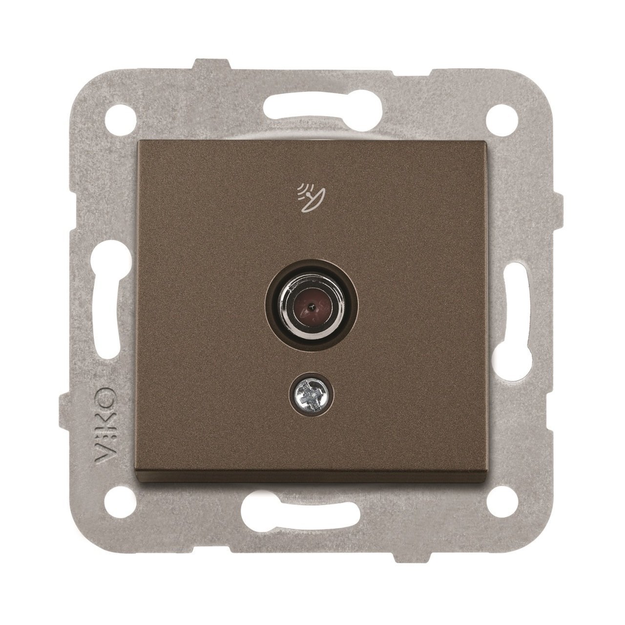 Viko Artline Novella ANTRASİT Anahtar ve Priz Çeşitleri Uydu Prizi F Kollektörlü