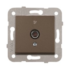 Viko Artline Novella ANTRASİT Anahtar ve Priz Çeşitleri Uydu Prizi F Kollektörlü