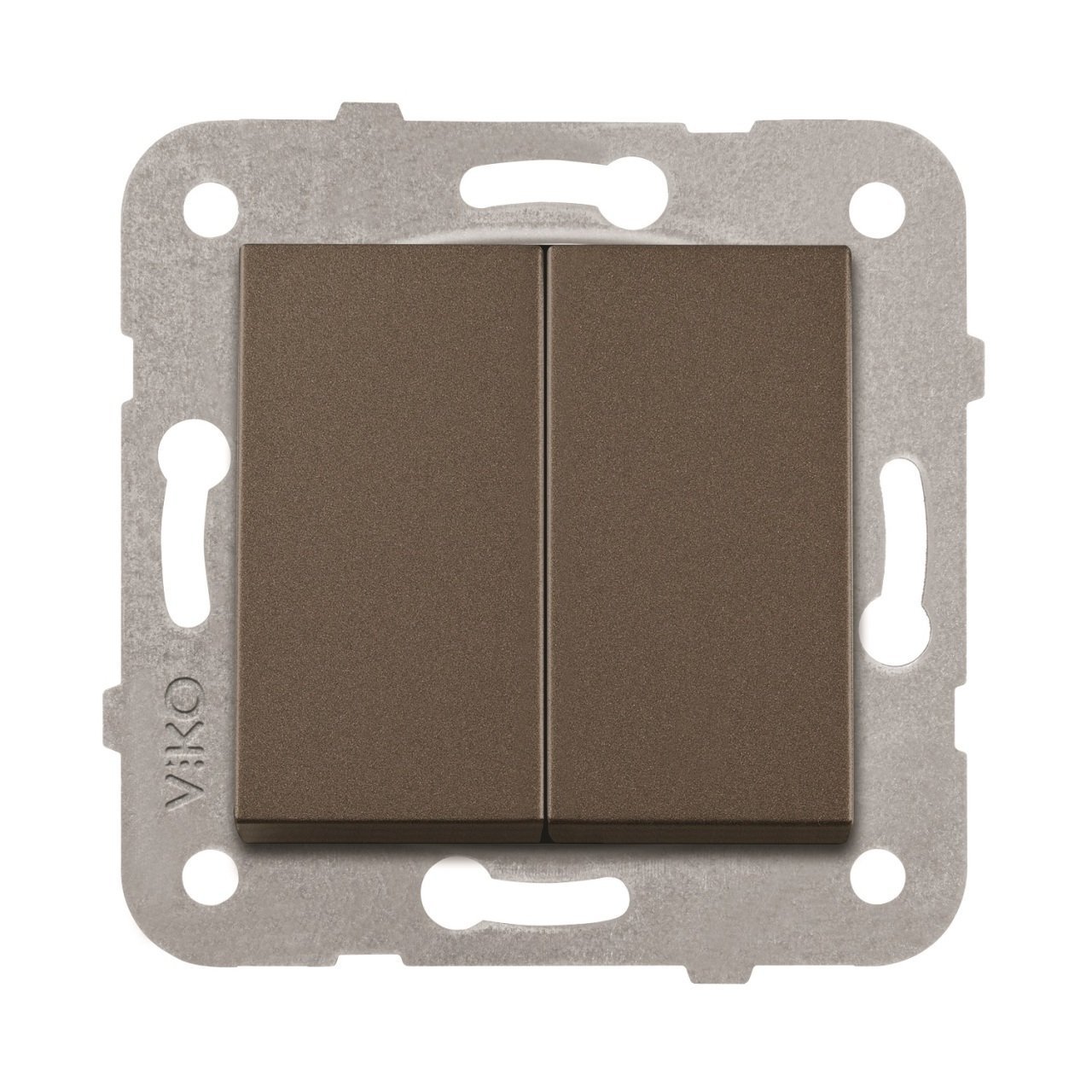 Viko Artline Novella ANTRASİT Anahtar ve Priz Çeşitleri İkili Anahtar Komütatör
