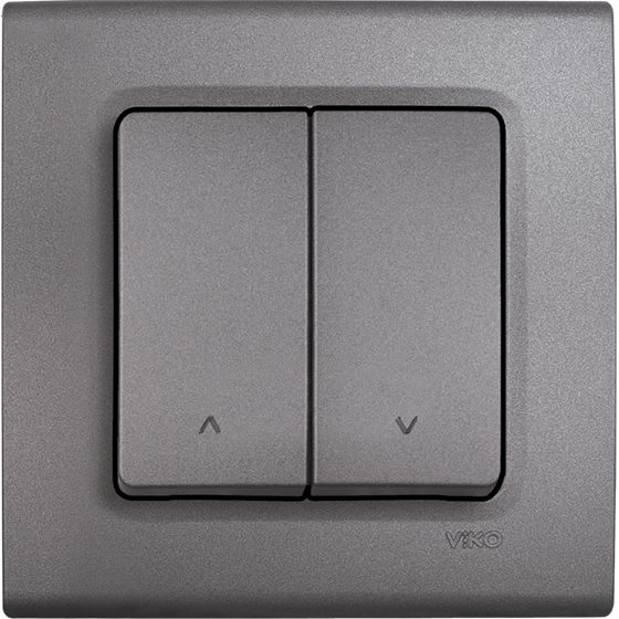 Viko Linnera Life Granit Grisi Siyah Dimmer 600w Granit Grisi - Çerçeveli