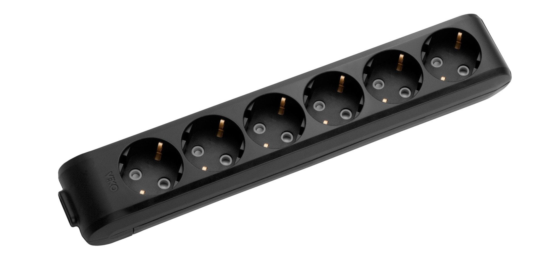 Viko Multi-let Altılı Grup Priz Kablosuz Klemensli - Siyah