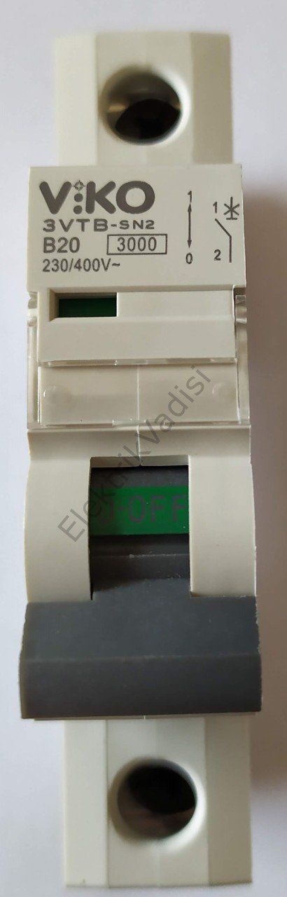 Viko 4.5ka 1 Kutuplu B tipi Otomat Sigortalar 1X20 Amper