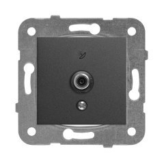 Viko Artline Novella FÜME Renk Anahtar ve Priz Çeşitleri Uydu Prizi F Kollektörlü