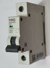 Viko 4.5ka 1 Kutuplu C tipi Otomat Sigortalar 1X25 Amper